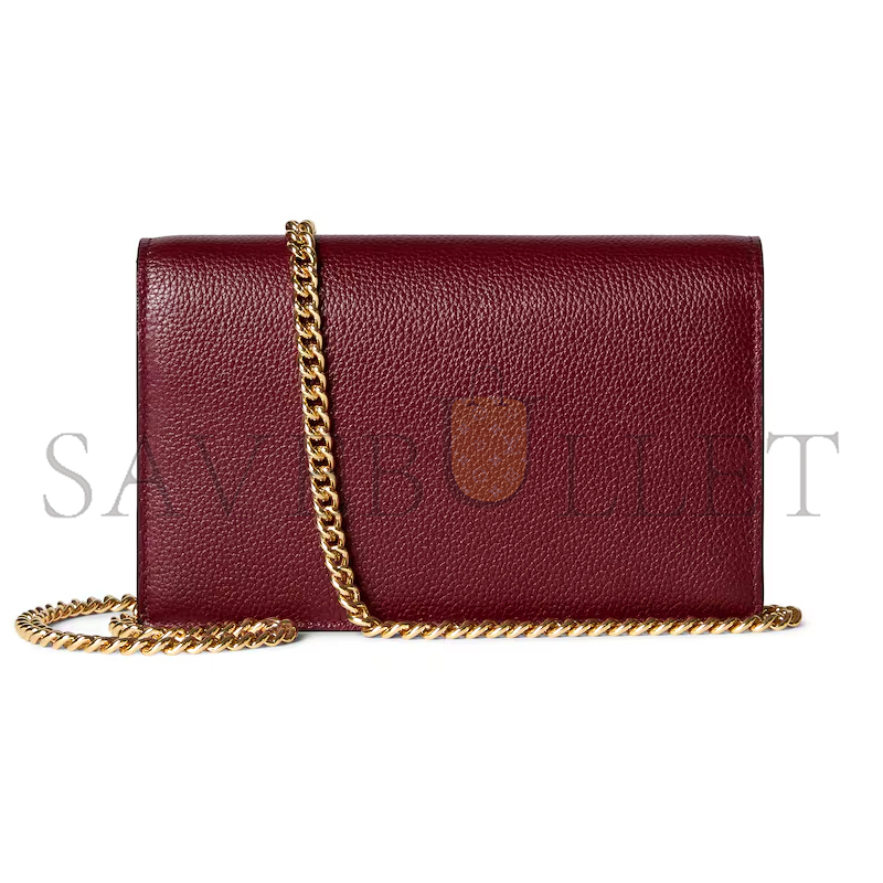 G*u*i gg marmont wallet on chain 497985 (20*12.5*4cm)